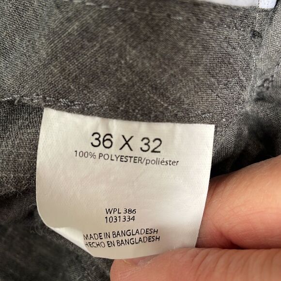 Haggard cool 18 Pro dark grey dress pants hidden elastic waist 36”w 32” inseam - Picture 7 of 8